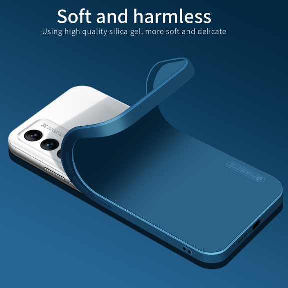 For Meizu 18 / 18S PINWUYO Liquid Silicone TPU Phone Case(Blue)