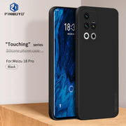 For Meizu 18 Pro / 18S Pro PINWUYO Liquid Silicone TPU Phone Case(Black)