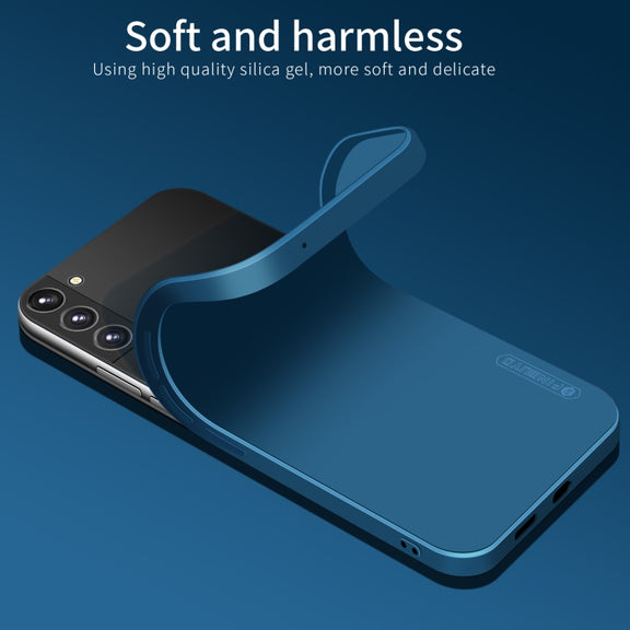 For Samsung Galaxy S22 5G PINWUYO Liquid Silicone TPU Phone Case(Black)
