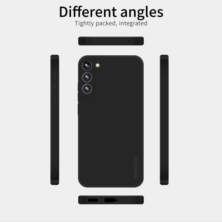 For Samsung Galaxy S22 5G PINWUYO Liquid Silicone TPU Phone Case(Black)