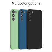 For Samsung Galaxy S22 5G PINWUYO Liquid Silicone TPU Phone Case(Blue)