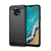 For Nokia G50 MOFI Gentleness Brushed Carbon Fiber Soft TPU Case(Black)