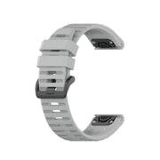 Compatible with Garmin Fenix 7 Silicone Watch Band(Gray)