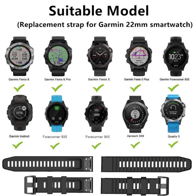 Compatible with Garmin Approach s60 Silicone Watch Band(Blue)