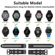 Compatible with Garmin Compatible witherunner 935 Silicone Watch Band(Gray)