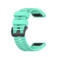 Compatible with Garmin Fenix 7X 26mm Silicone Watch Band(Lake blue)