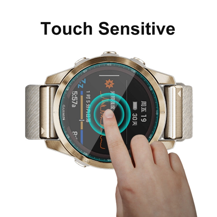 10 PCS Compatible with Garmin Fenix 7S ENKAY 0.2mm 9H Tempered Glass Screen Protector Watch Film