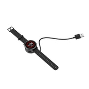 Compatible with Garmin Venu Sq 2 Integrated Watch Charger With Data Transmission Function(Black)