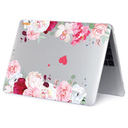 ENKAY Flower Series Pattern Laotop Protective Crystal Case For MacBook Pro 13.3 inch A2251 / A2289 / A2338 2020(Peony)