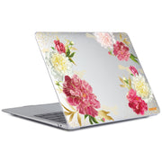 ENKAY Flower Series Pattern Laotop Protective Crystal Case For MacBook Pro 14.2 inch A2442 (2021)(Paeonia)