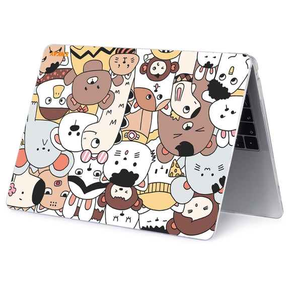 ENKAY Animal Series Pattern Laotop Protective Crystal Case For MacBook Pro 13.3 inch A1706 / A1708 / A1989 / A2159(Animals No.1)