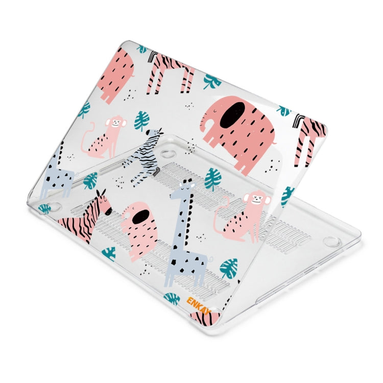 ENKAY Animal Series Pattern Laotop Protective Crystal Case For MacBook Pro 13.3 inch A1706 / A1708 / A1989 / A2159(Animals No.2)
