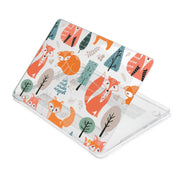For MacBook Air 13.3 inch A1932 / A2179 / A2337 ENKAY Animal Series Pattern Laotop Protective Crystal Case(Fox)