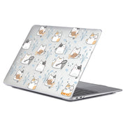 For MacBook Air 13.3 inch A1932 / A2179 / A2337 ENKAY Animal Series Pattern Laotop Protective Crystal Case(Cute Cat)