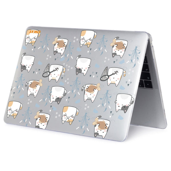 For MacBook Air 13.3 inch A1932 / A2179 / A2337 ENKAY Animal Series Pattern Laotop Protective Crystal Case(Cute Cat)