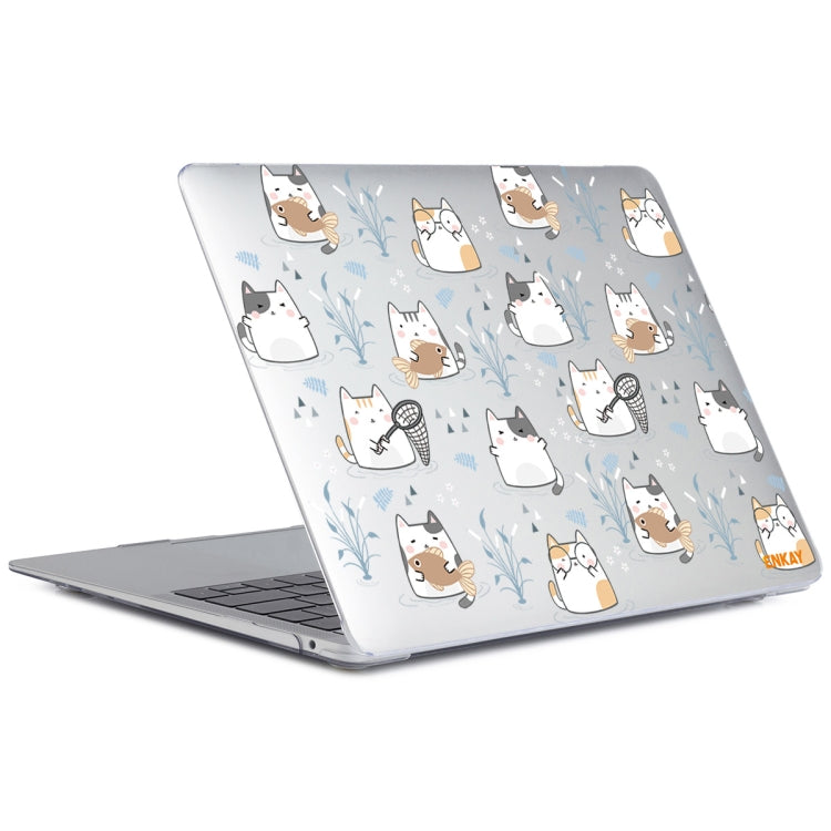 ENKAY Animal Series Pattern Laotop Protective Crystal Case For MacBook Pro 13.3 inch A2251 / A2289 / A2338 2020(Cute Cat)