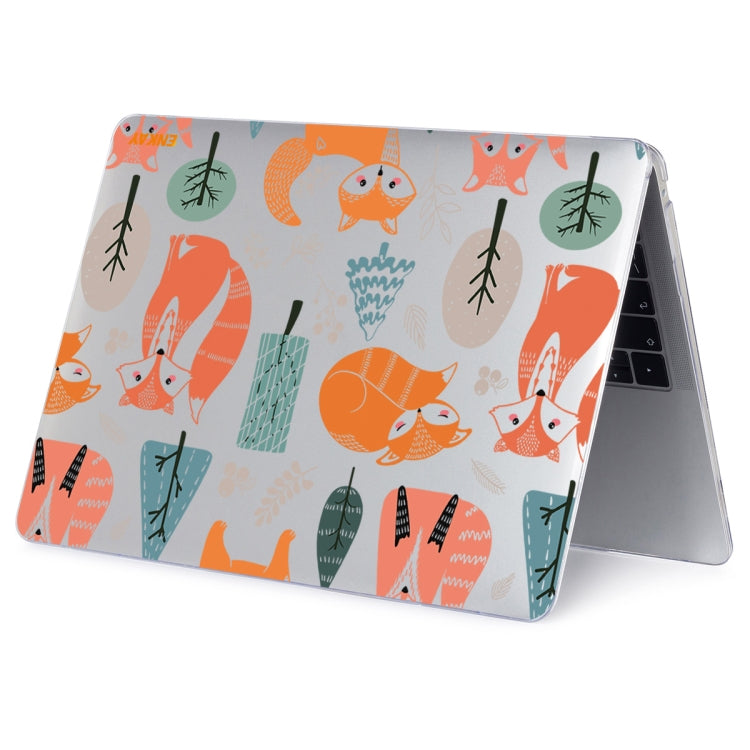 ENKAY Animal Series Pattern Laotop Protective Crystal Case For MacBook Pro 15.4 inch A1707 / A1990(Fox)