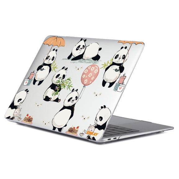 ENKAY Animal Series Pattern Laotop Protective Crystal Case For MacBook Pro 15.4 inch A1707 / A1990(Panda)