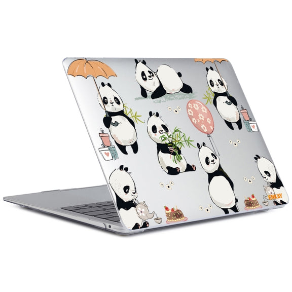 ENKAY Animal Series Pattern Laotop Protective Crystal Case For MacBook Pro 15.4 inch A1707 / A1990(Panda)