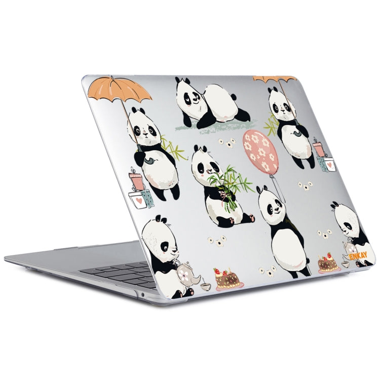 ENKAY Animal Series Pattern Laotop Protective Crystal Case For MacBook Pro 16 inch A2141(Panda)