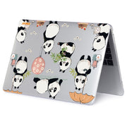 ENKAY Animal Series Pattern Laotop Protective Crystal Case For MacBook Pro 16 inch A2141(Panda)