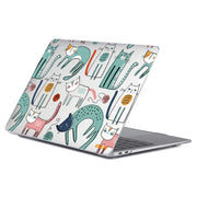 ENKAY Animal Series Pattern Laotop Protective Crystal Case For MacBook Pro 16.2 inch A2485 2021/A2880 2023(Thin Cat)
