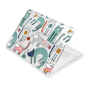 ENKAY Animal Series Pattern Laotop Protective Crystal Case For MacBook Pro 16.2 inch A2485 2021/A2880 2023(Thin Cat)