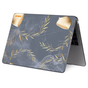 ENKAY Vintage Pattern Series Laotop Protective Crystal Case For MacBook Air 13.3 inch A1932 / A2179 / A2337(Wild Oats)