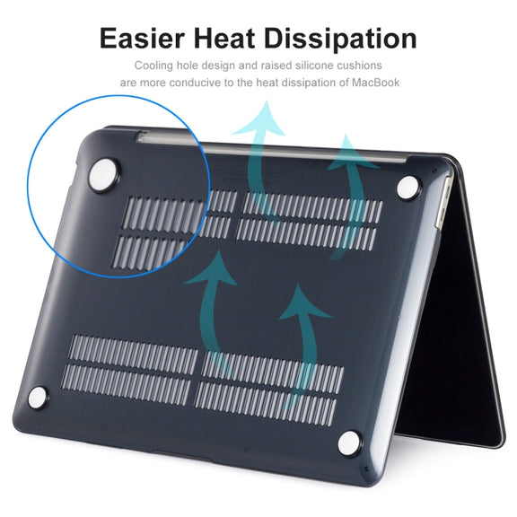 ENKAY Vintage Pattern Series Laotop Protective Crystal Case For MacBook Pro 13.3 inch A2251 / A2289 / A2338 2020(Plum Blossom)