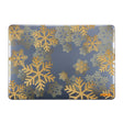 ENKAY Vintage Pattern Series Laotop Protective Crystal Case For MacBook Pro 14.2 inch A2442 (2021)(Golden Snowflake) - MacBook Pro Cases by ENKAY | Online Shopping South Africa | PMC TechLife | Buy Now Pay Later Mobicred
