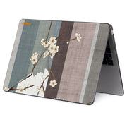 ENKAY Vintage Pattern Series Laotop Protective Crystal Case For MacBook Pro 14.2 inch A2442 (2021)(Plum Blossom)