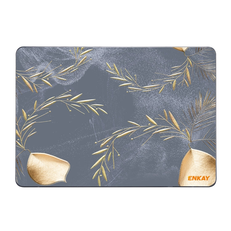 ENKAY Vintage Pattern Series Laotop Protective Crystal Case For MacBook Pro 14.2 inch A2442 (2021)(Wild Oats)