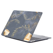 ENKAY Vintage Pattern Series Laotop Protective Crystal Case For MacBook Pro 14.2 inch A2442 (2021)(Wild Oats)