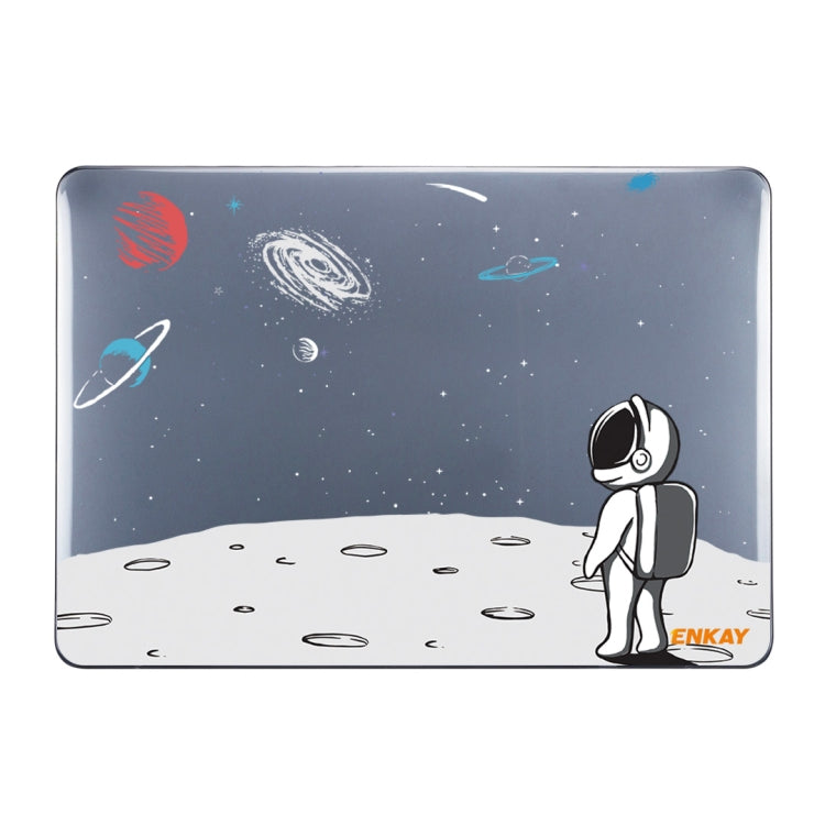 For MacBook Air 13.3 inch A1932 / A2179 / A2337 ENKAY Star Series Pattern Laotop Protective Crystal Case(Backpack Astronaut)