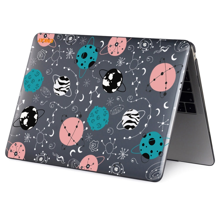 ENKAY Star Series Pattern Laotop Protective Crystal Case For MacBook Pro 13.3 inch A2251 / A2289 / A2338 2020(Geometric Planet)