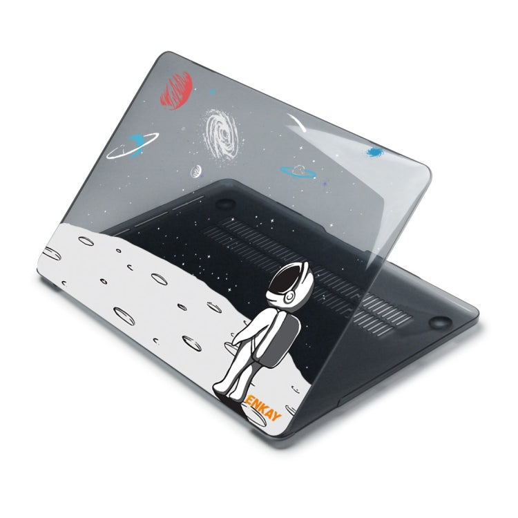 ENKAY Star Series Pattern Laotop Protective Crystal Case For MacBook Pro 15.4 inch A1707 / A1990(Backpack Astronaut)