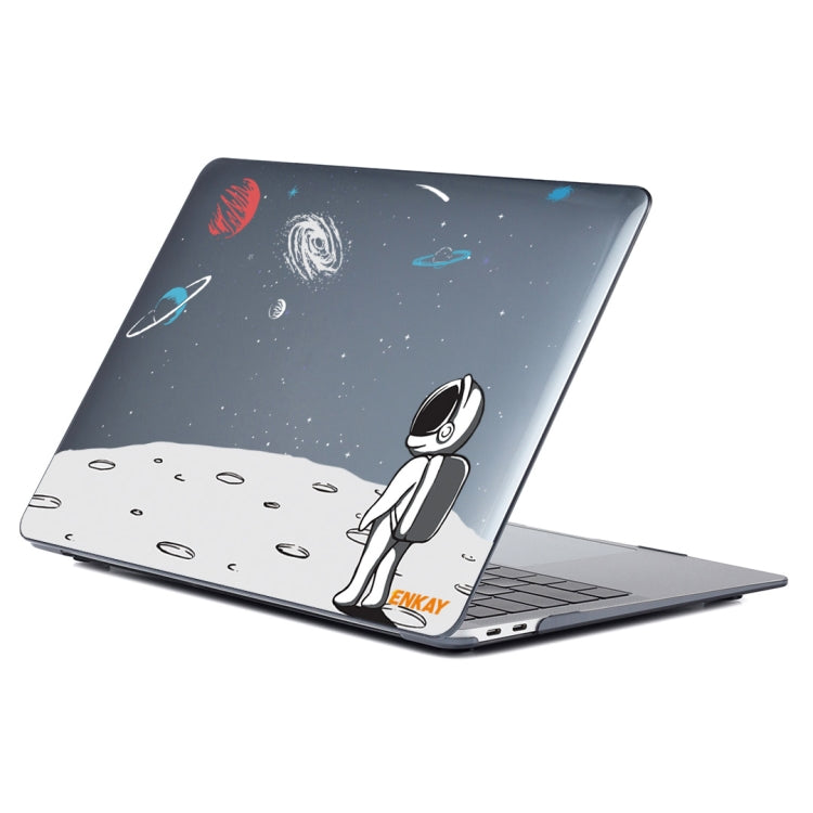ENKAY Star Series Pattern Laotop Protective Crystal Case For MacBook Pro 15.4 inch A1707 / A1990(Backpack Astronaut)