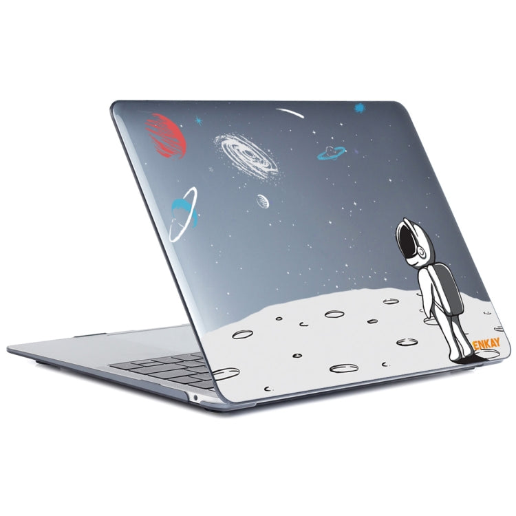 ENKAY Star Series Pattern Laotop Protective Crystal Case For MacBook Pro 15.4 inch A1707 / A1990(Backpack Astronaut)