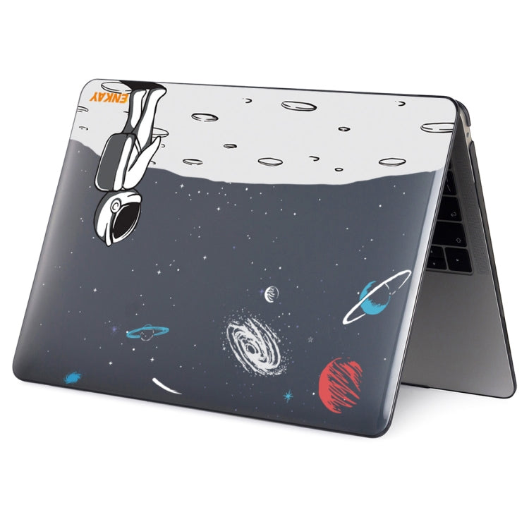 ENKAY Star Series Pattern Laotop Protective Crystal Case For MacBook Pro 15.4 inch A1707 / A1990(Backpack Astronaut)