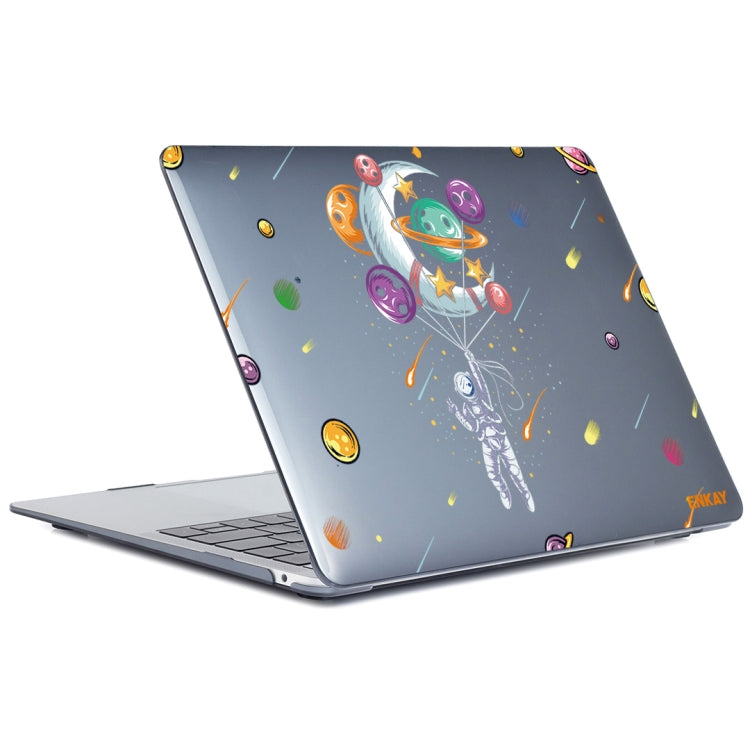 ENKAY Star Series Pattern Laotop Protective Crystal Case For MacBook Pro 15.4 inch A1707 / A1990(Balloon Astronaut)