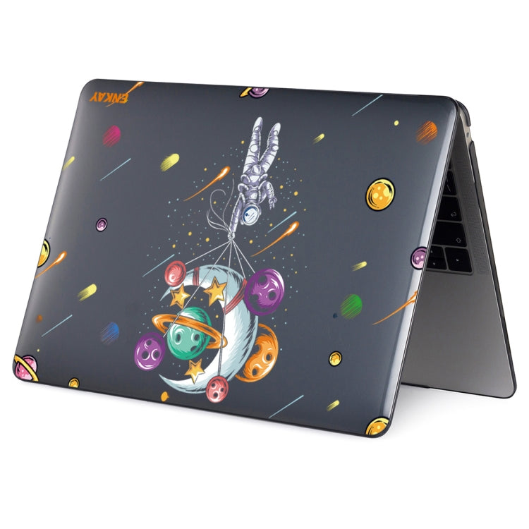 ENKAY Star Series Pattern Laotop Protective Crystal Case For MacBook Pro 15.4 inch A1707 / A1990(Balloon Astronaut)