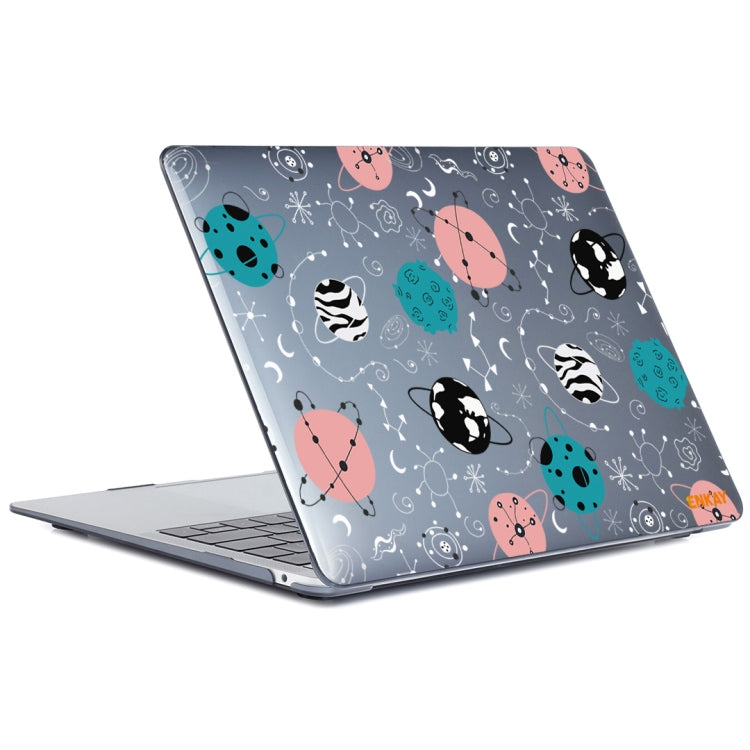 ENKAY Star Series Pattern Laotop Protective Crystal Case For MacBook Pro 16 inch A2141(Geometric Planet)