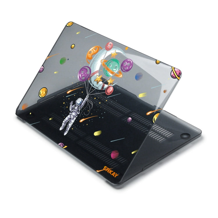ENKAY Star Series Pattern Laotop Protective Crystal Case For MacBook Pro 16 inch A2141(Balloon Astronaut)
