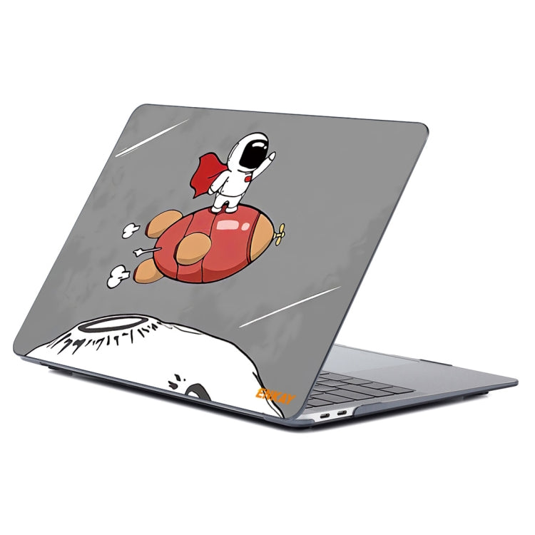 ENKAY Star Series Pattern Laotop Protective Crystal Case For MacBook Pro 16.2 inch A2485 2021/A2880 2023(Rocket Astronaut)