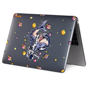 ENKAY Star Series Pattern Laotop Protective Crystal Case For MacBook Pro 16.2 inch A2485 2021/A2880 2023(Shark Astronaut)