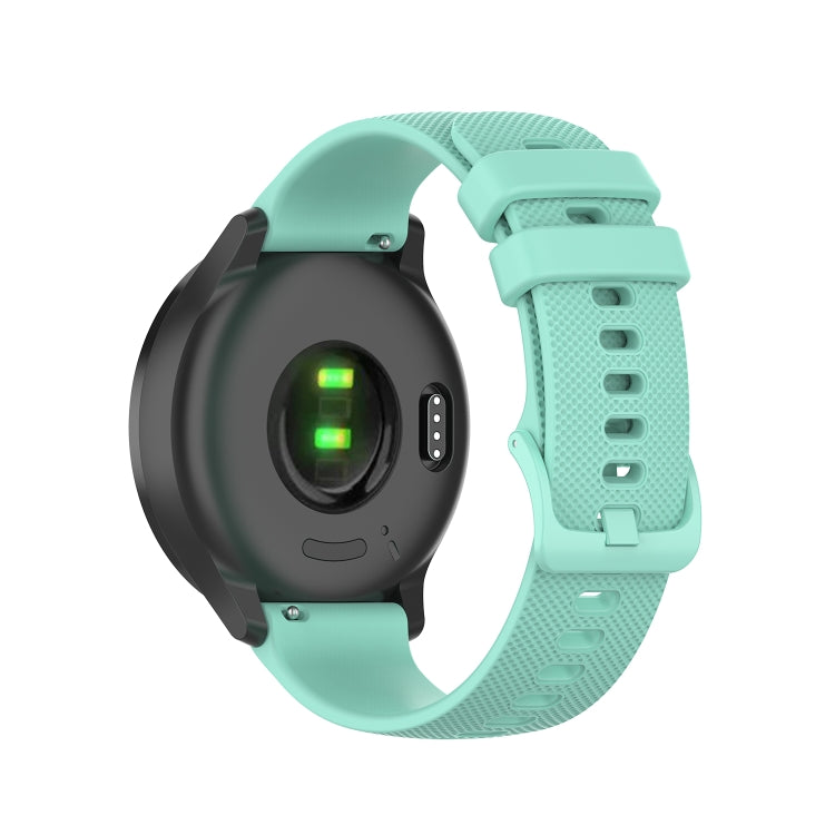 For Xiaomi Watch Color 22mm Checkered Silicone Watch Band(Water Duck)