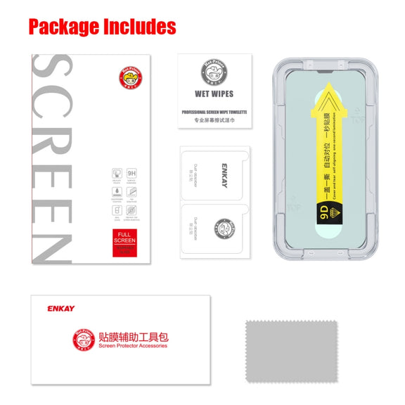 For iPhone 13 / 13 Pro ENKAY Quick Stick Eye-protection Tempered Glass Film