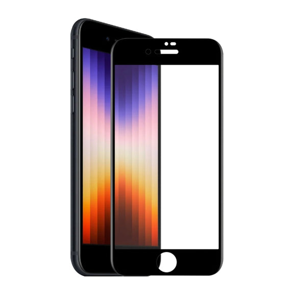 For iPhone SE 2022 / SE 2020 / 8 / 7 ENKAY Full Glue 6D Tempered Glass Anti-scratch Film