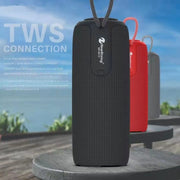 NewRixing NR8013 10W TWS Portable Wireless Stereo Speaker Support TF Card / FM(Green)