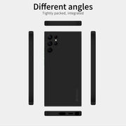 For Samsung Galaxy S22 Ultra 5G PINWUYO Sense Series Liquid Silicone TPU Phone Case(Black)